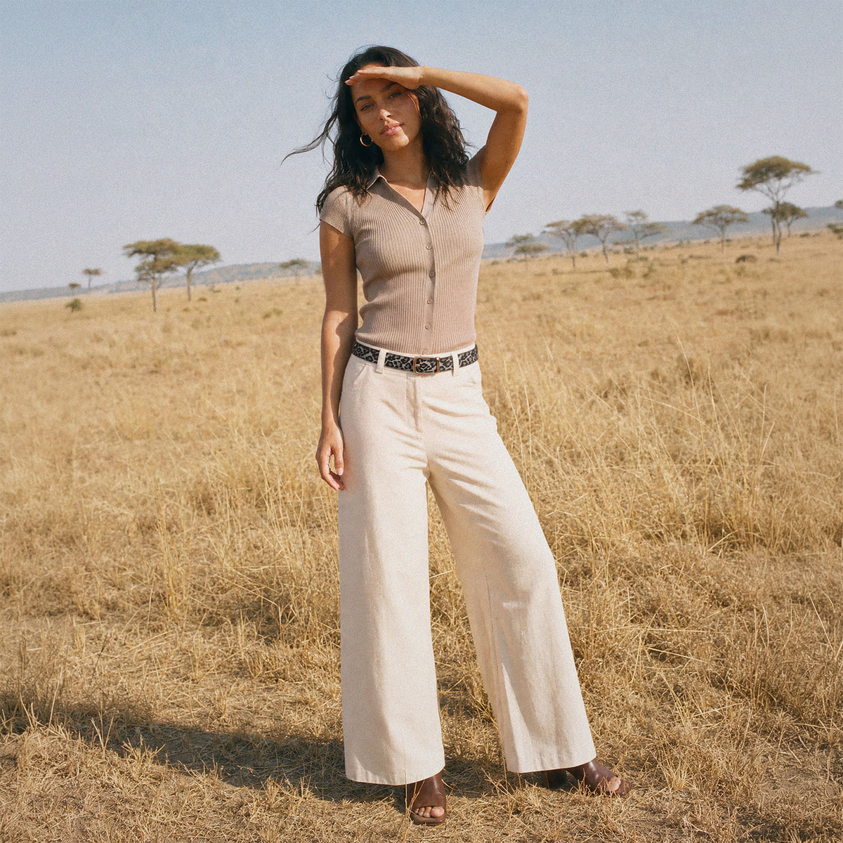 Classic Belt - Leopard Zwart
