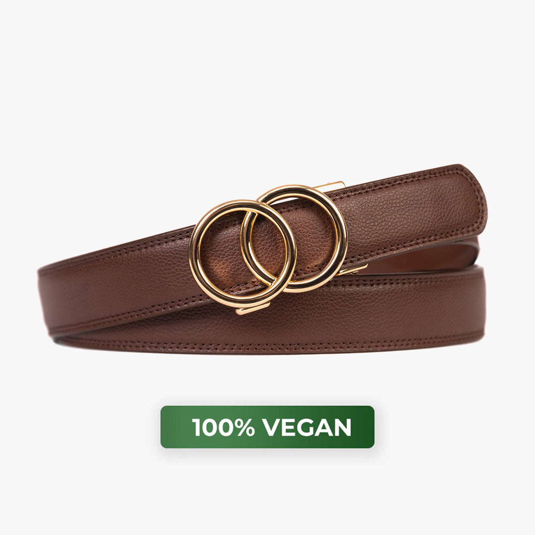 Modern Belt - Bruin (vegan)
