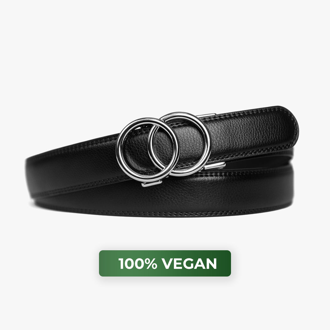 Modern Belt - Zwart (vegan)