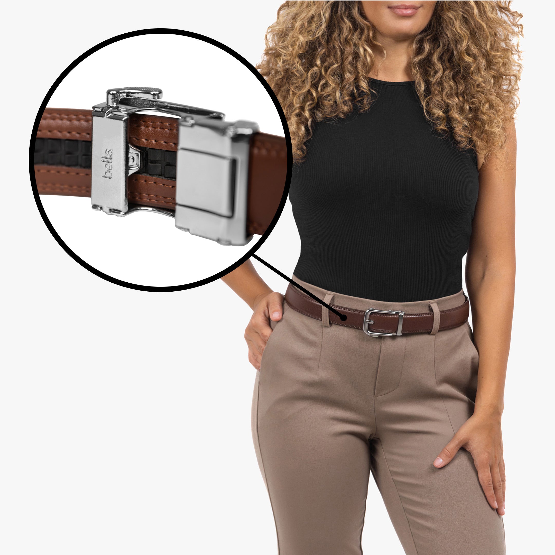 Classic Belt - Bruin (vegan)