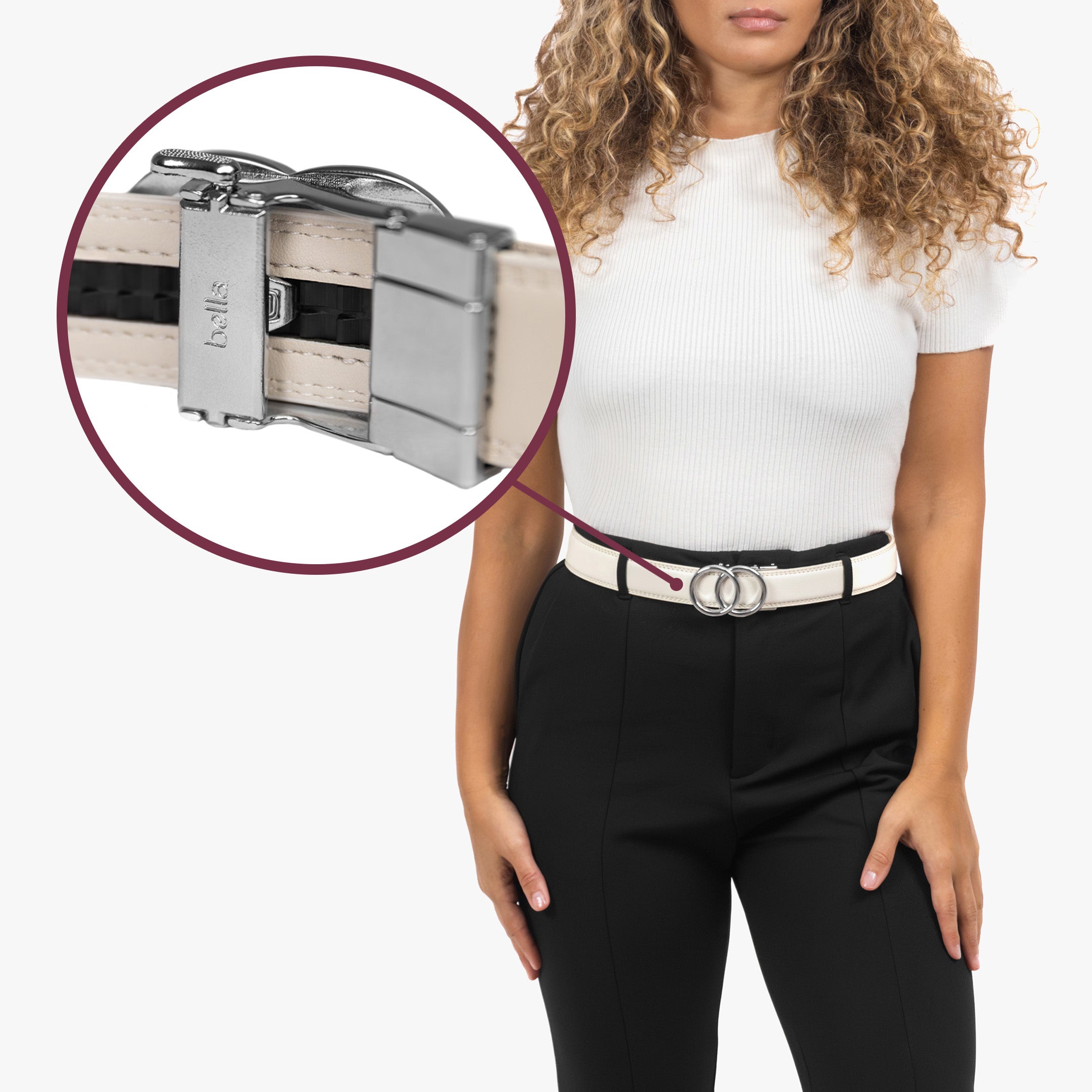Modern Belt - Wit