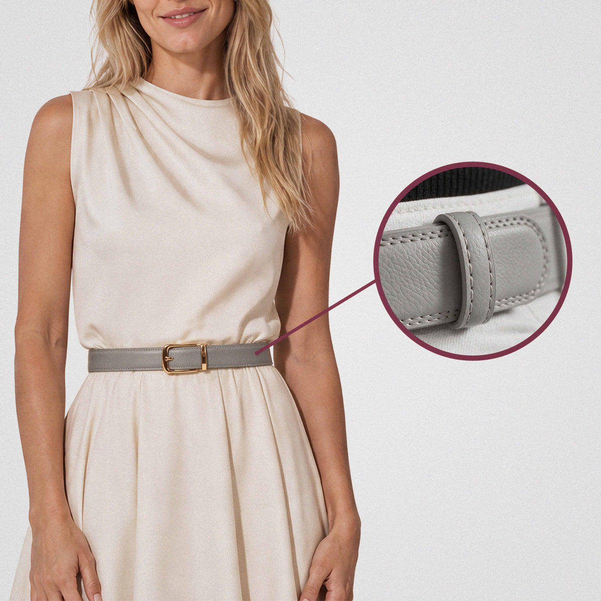 Classic Belt - Grijs