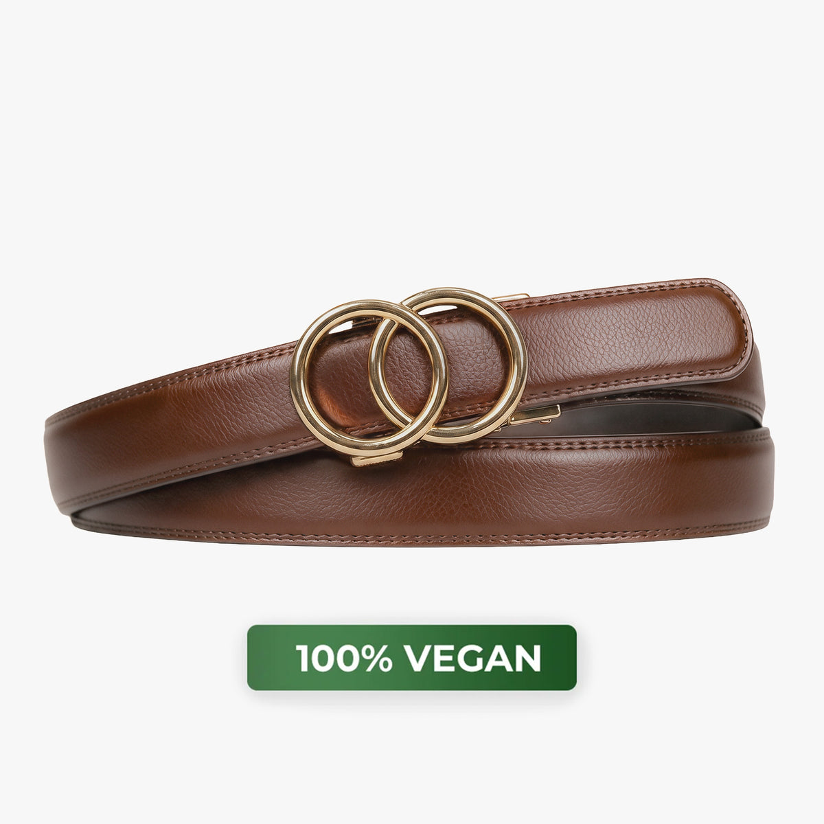 Modern Belt - Bruin (vegan)