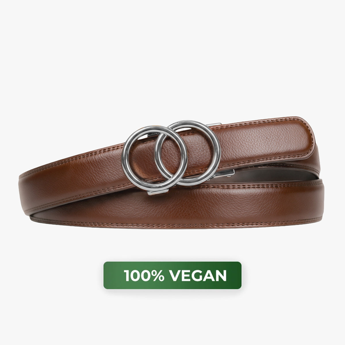 Modern Belt - Bruin (vegan)