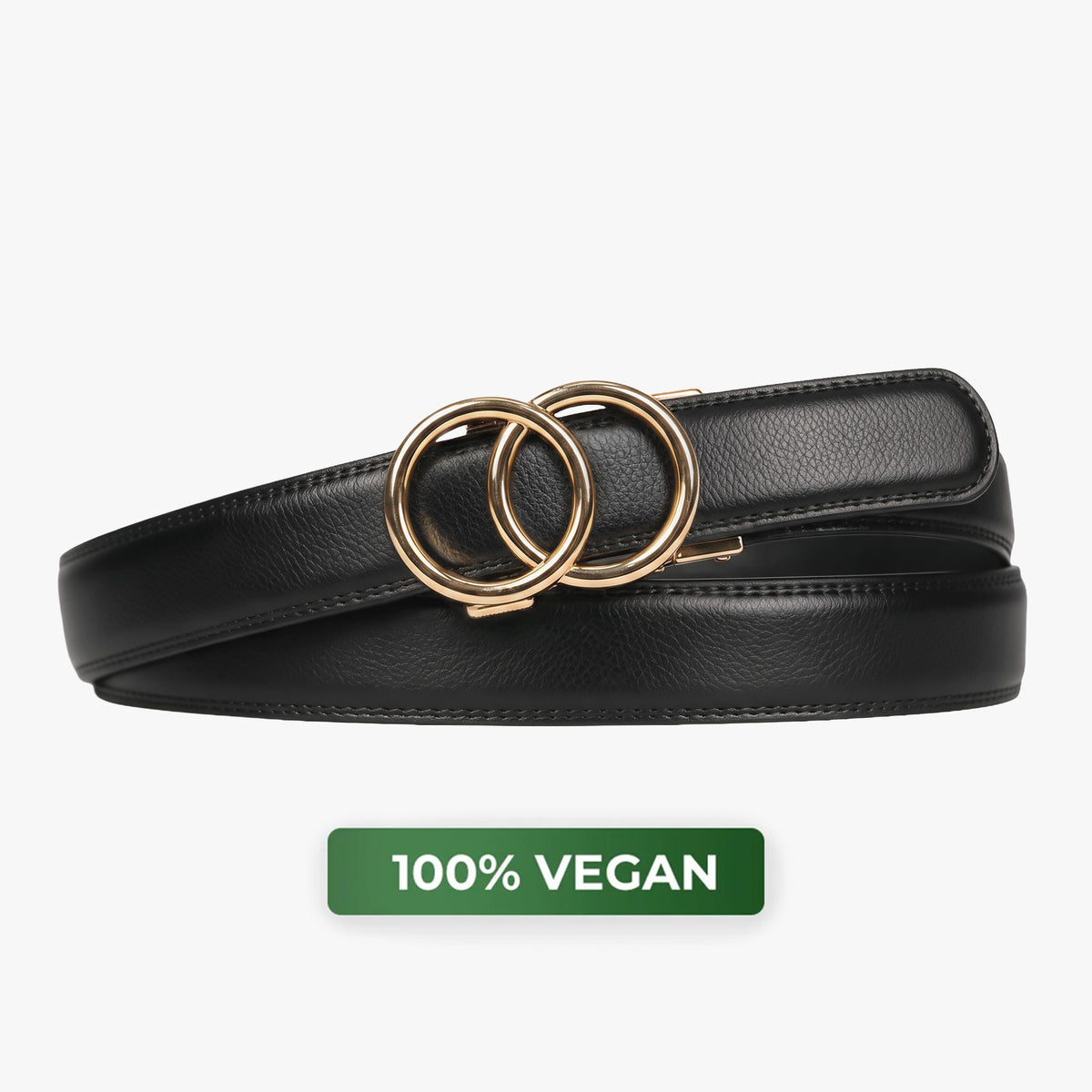 Modern Belt - Zwart (vegan)
