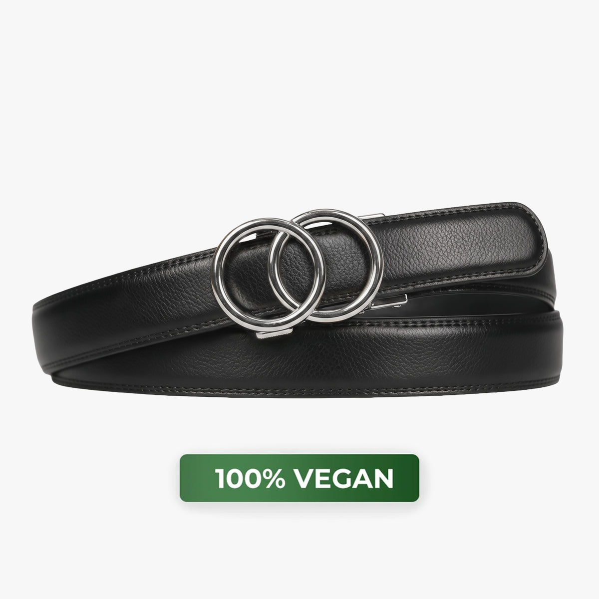 Modern Belt - Zwart (vegan)