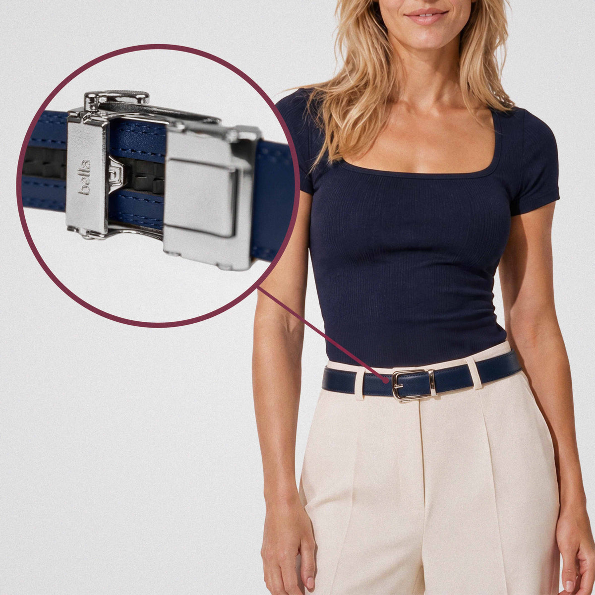 Classic Belt - Marineblauw