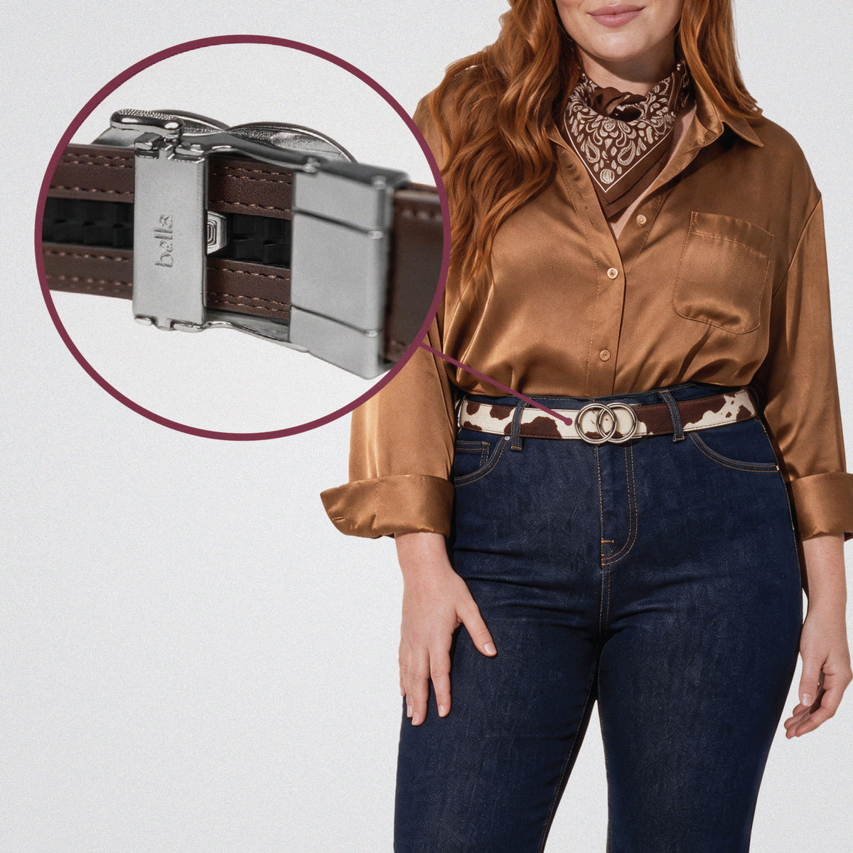 Modern Belt - Cow Brown